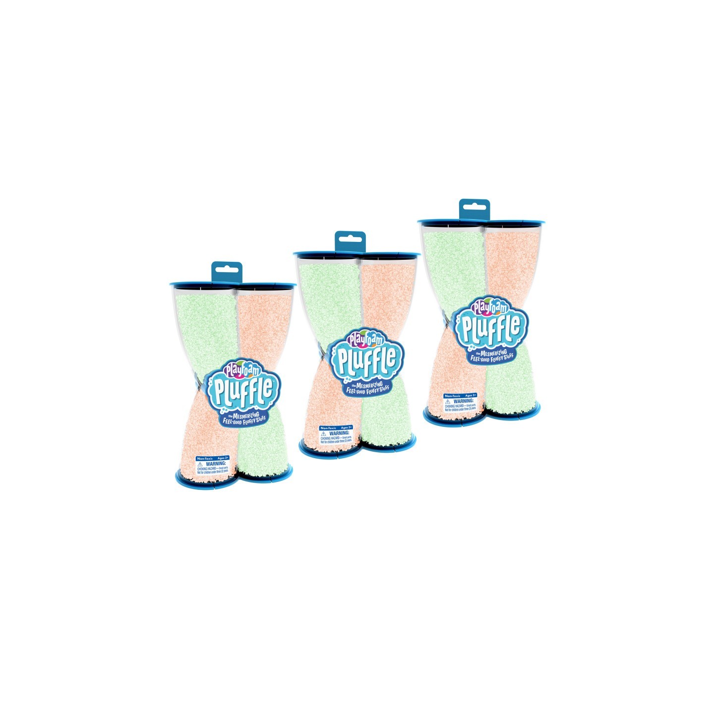 Educational Insights Playfoam® Pluffle™ Twist Glow-in-the-Dark, 3 Packs
