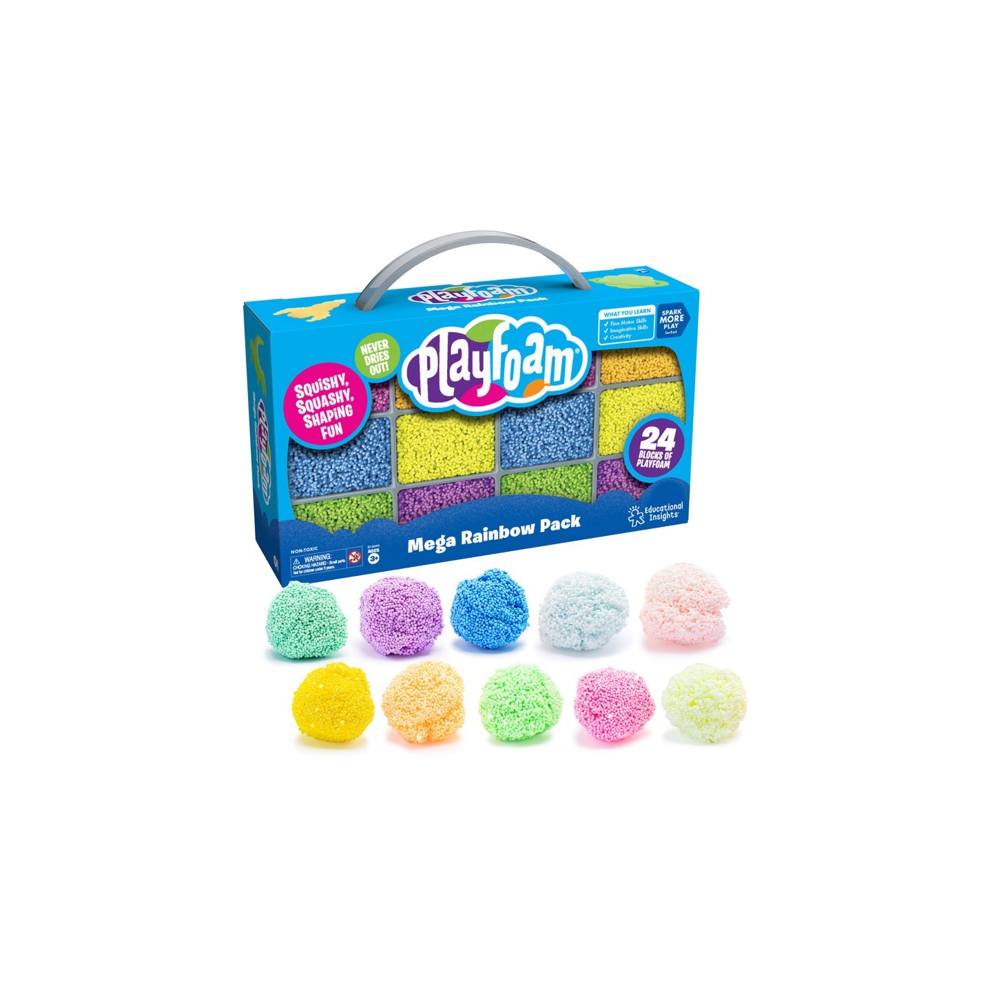 Educational Insights Playfoam® Mega Rainbow Pack