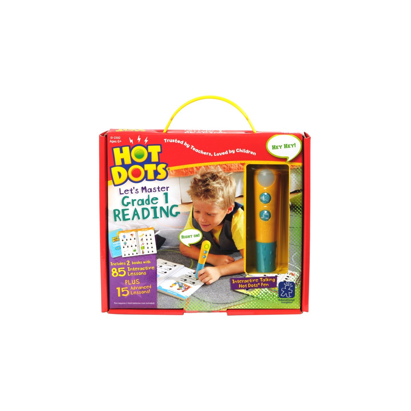 Educational Insights Hot Dots® Jr Let's Master Grade 1 Reading