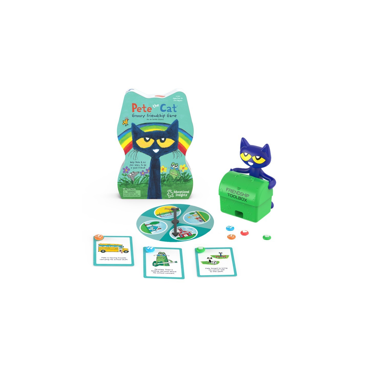 Educational Insights Pete the Cat® Groovy Friendship Game