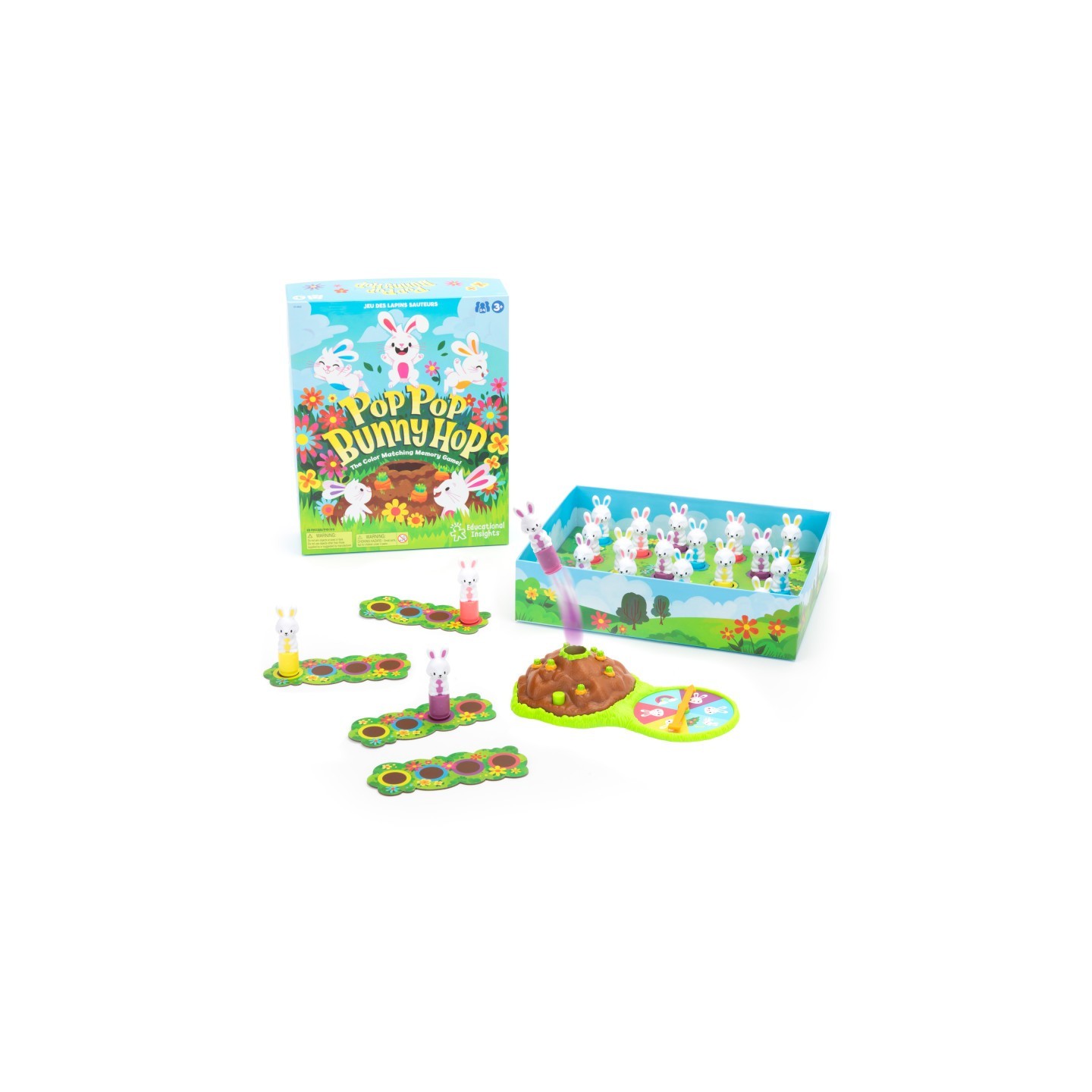 Educational Insights Pop Pop Bunny Hop Game