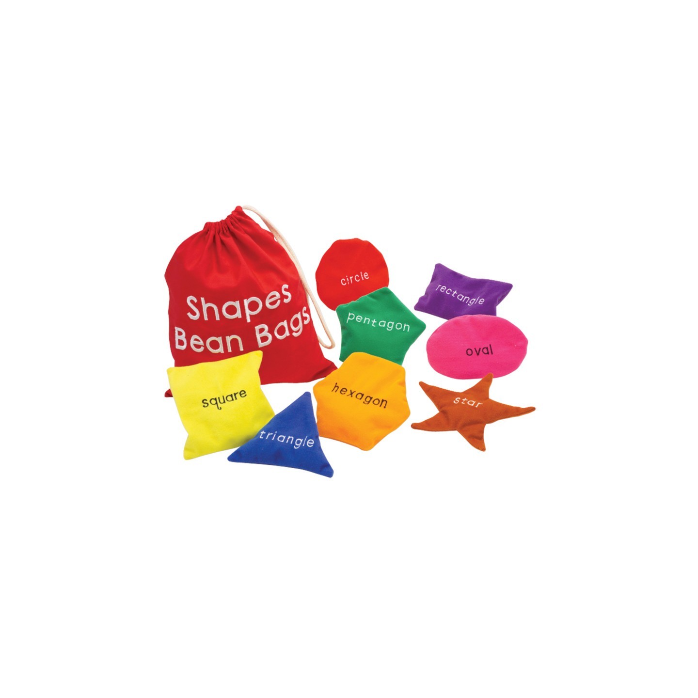 Educational Insights Shapes Bean Bags