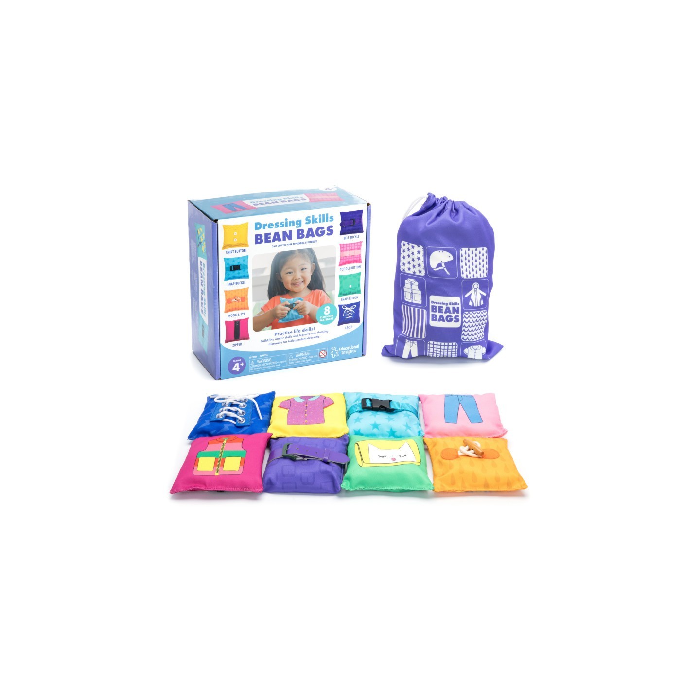 Educational Insights Learn to Dress Myself Bean Bags