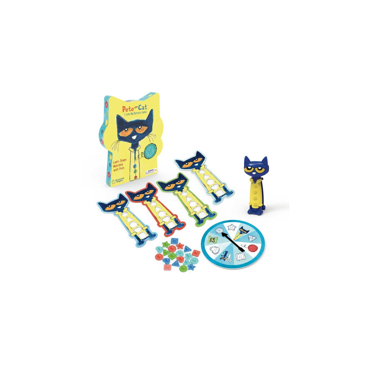 Educational Insights Pete the Cat® I Love My Buttons Game