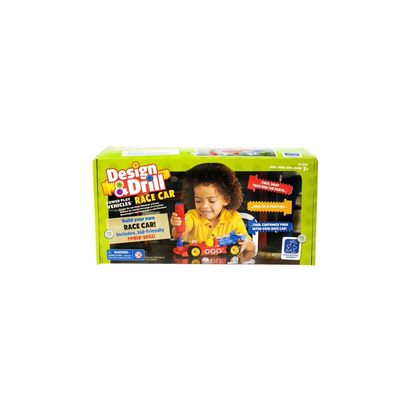 Educational Insights Design & Drill® Power Play Vehicles™ Race Car
