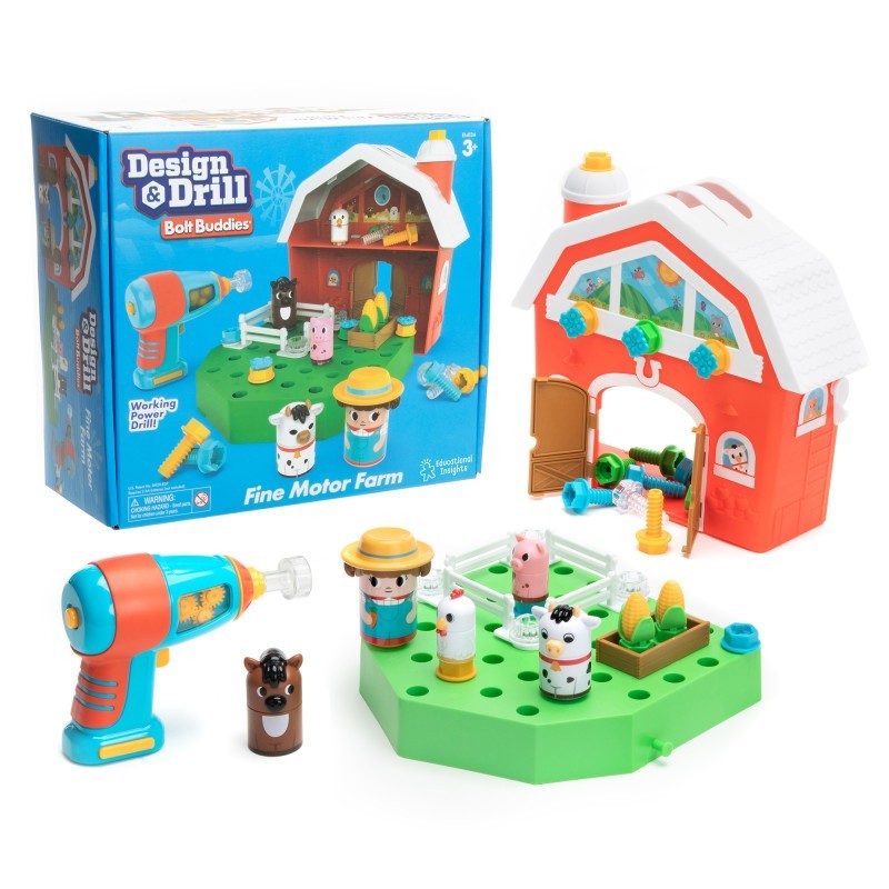 Educational Insights Design & Drill® Bolt Buddies® Barn