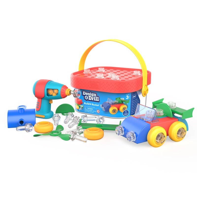 Educational Insights Design & Drill® Build-It Bucket™