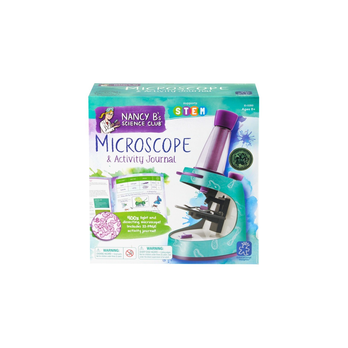 Educational Insights Nancy B’s Science Club® Microscope & Activity Journal