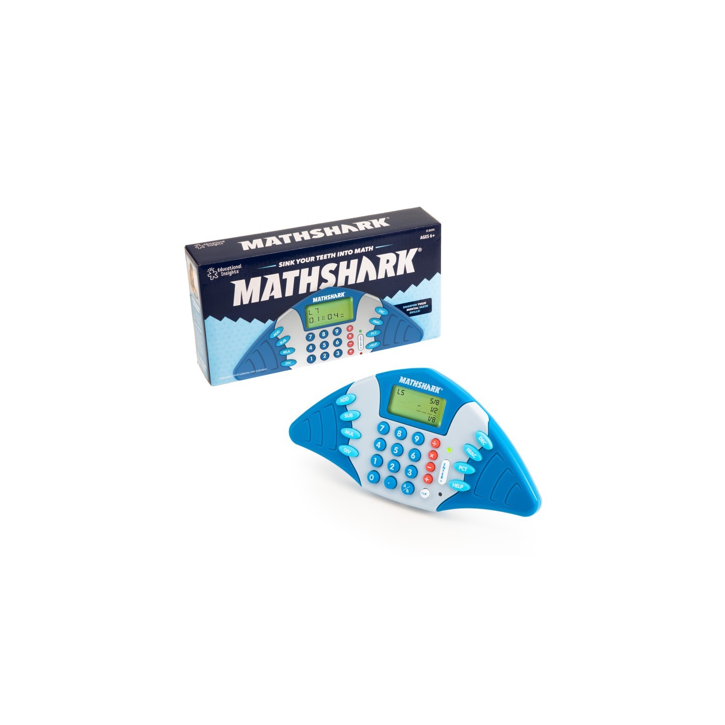 Educational Insights MathShark® Handheld Electronic Math Game