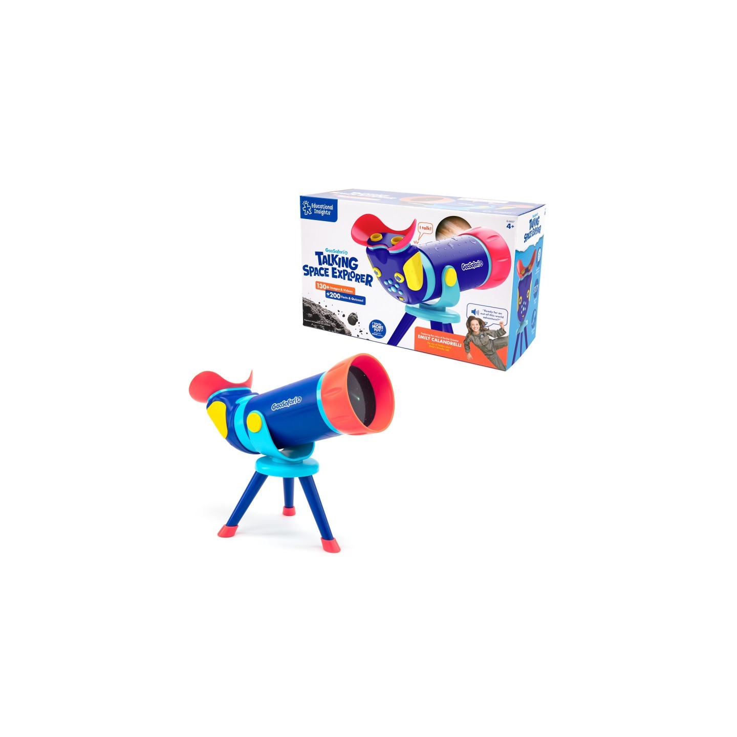 Educational Insights GeoSafari Jr. Talking Space Explorer Play Telescope