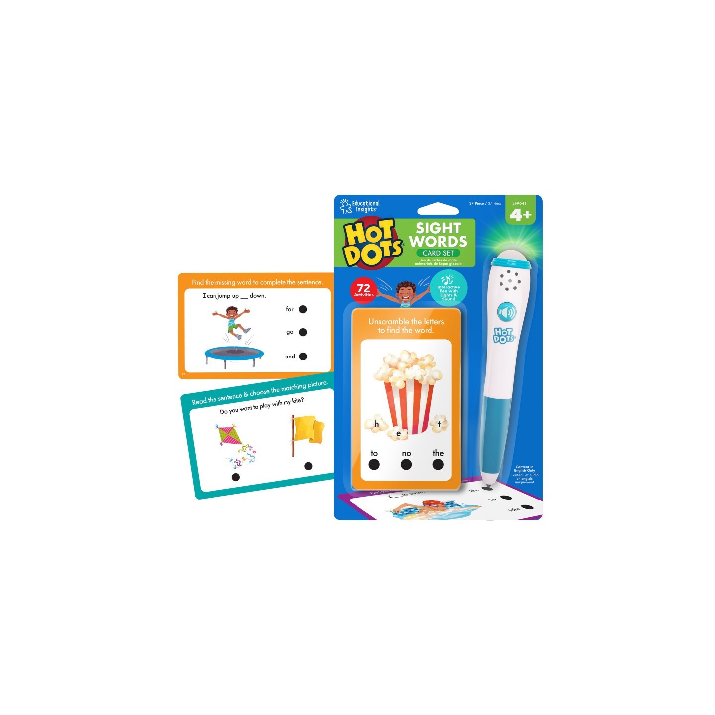 Educational Insights Hot Dots® Sight Word Card Set