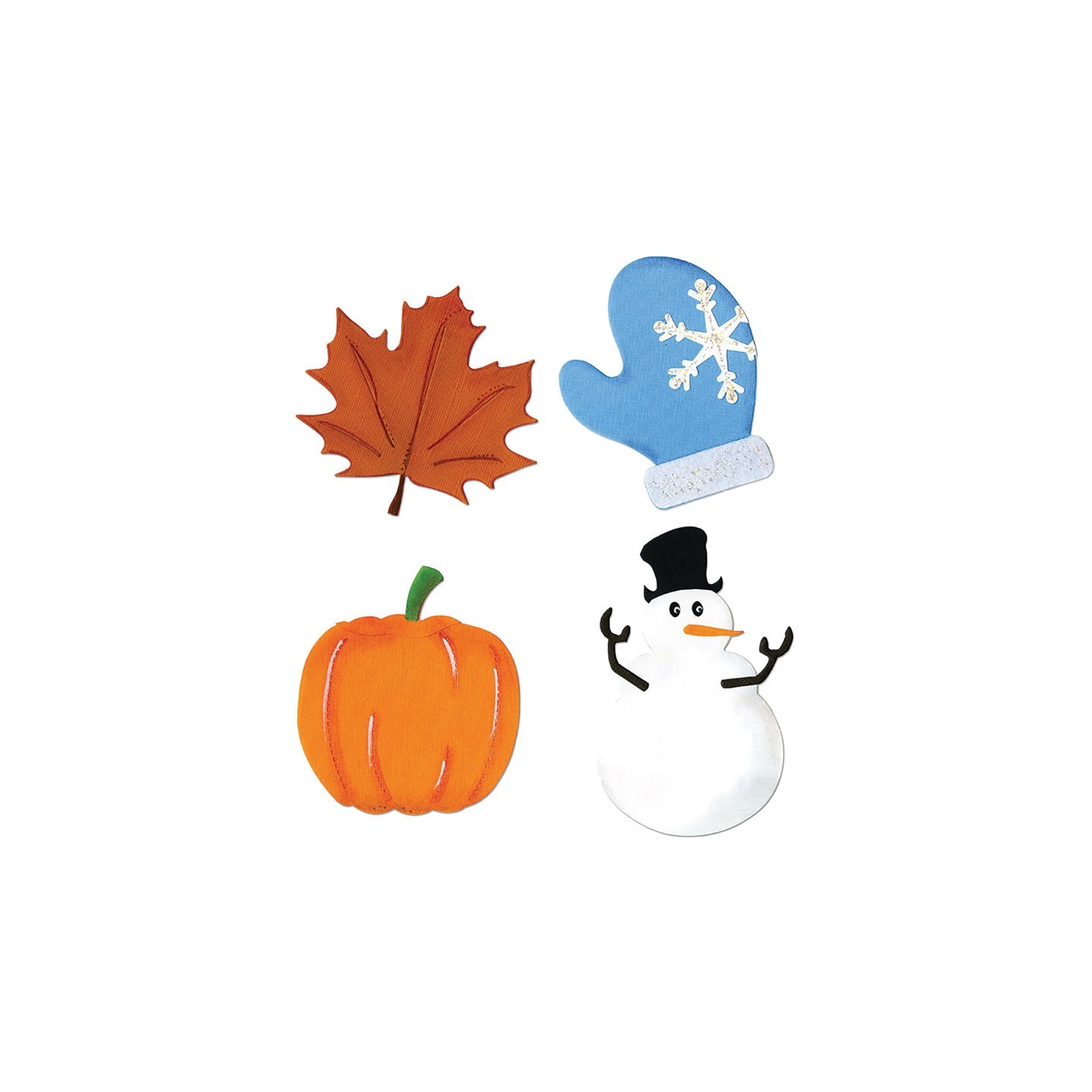 Sizzix SuperStar Seasonal 4-Die Set, Set #2