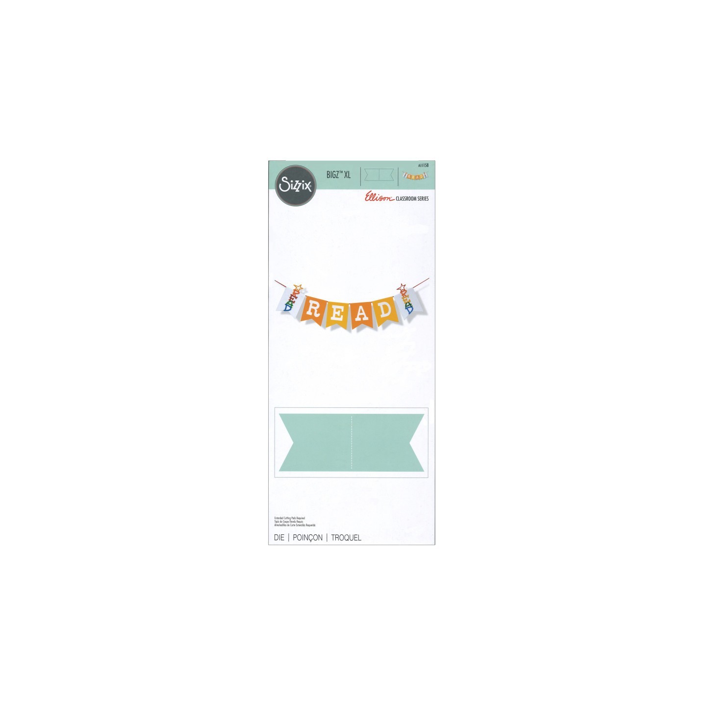 Ellison Education Sizzix Bigz XL Die - Banner, Ribbon
