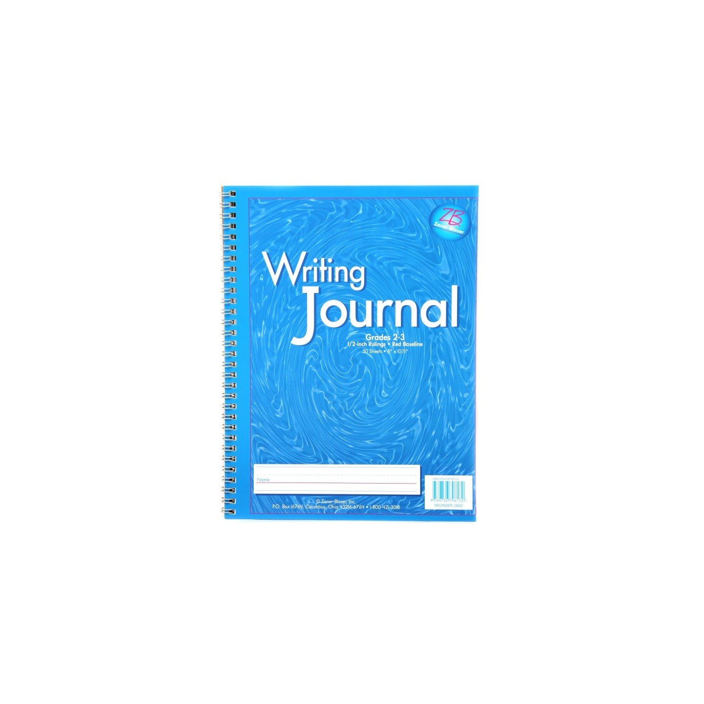 Zaner-Bloser® Writing Journal, 1/2" ruling, Grades 2-3, 50 Sheets
