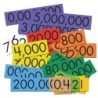 Sensational Math™ 10-Value Decimals to Whole Numbers Place Value Cards Set, Pack of 100