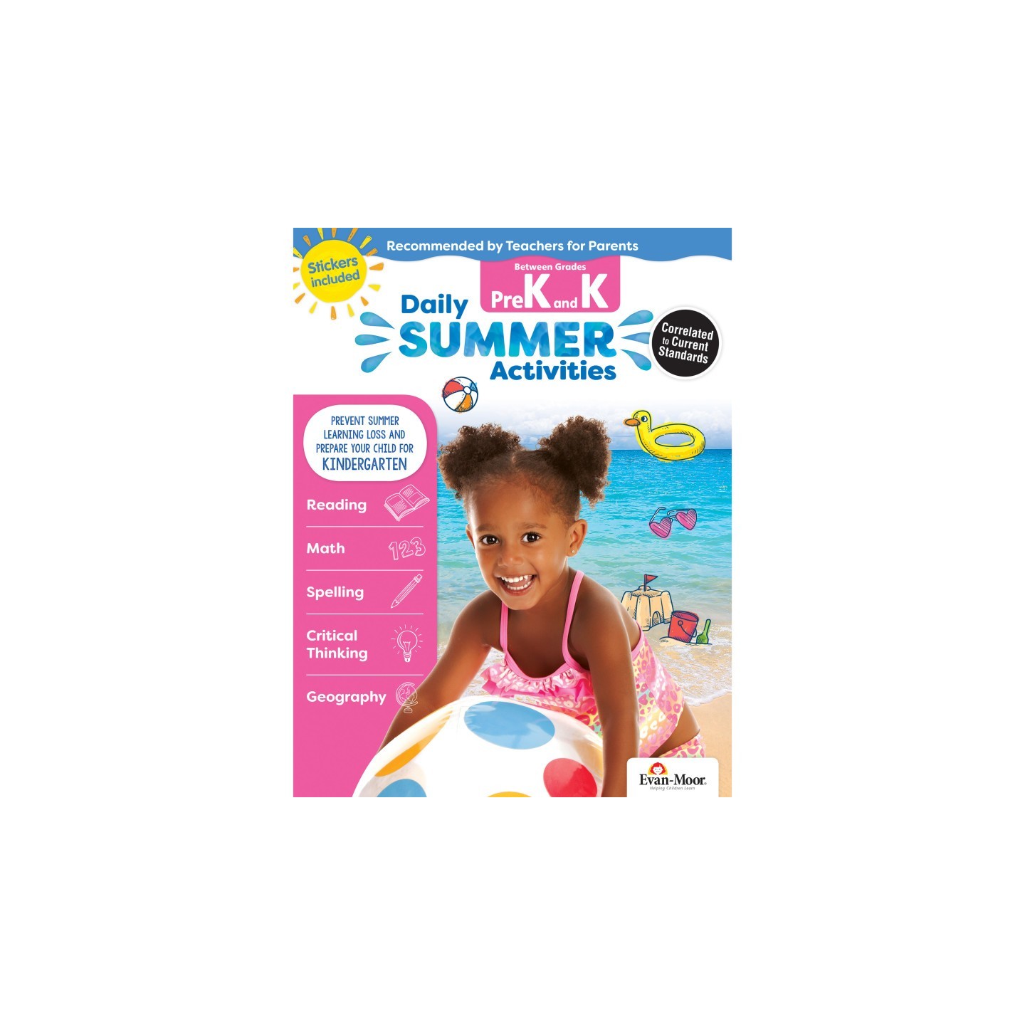 Evan-Moor Educational Publishers Daily Summer Activities, Moving from PreK to Kindergarten