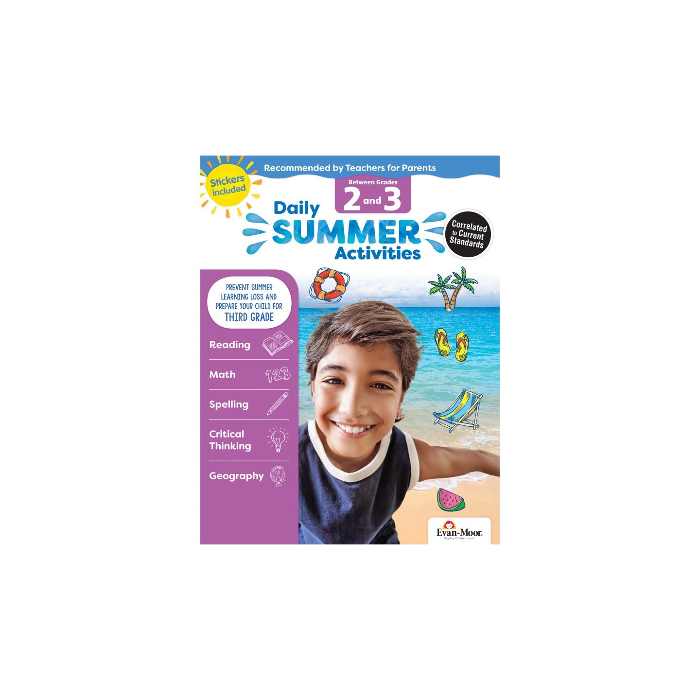Evan-Moor Educational Publishers Daily Summer Activities, Moving from 2nd Grade to 3rd Grade