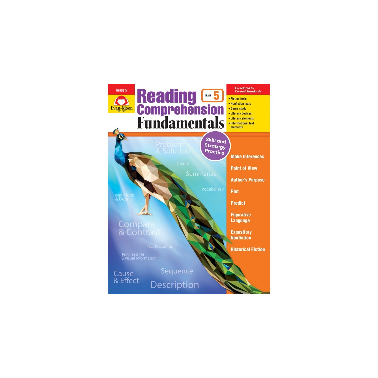 Evan-Moor Educational Publishers Reading Comprehension Fundamentals, Grade 5