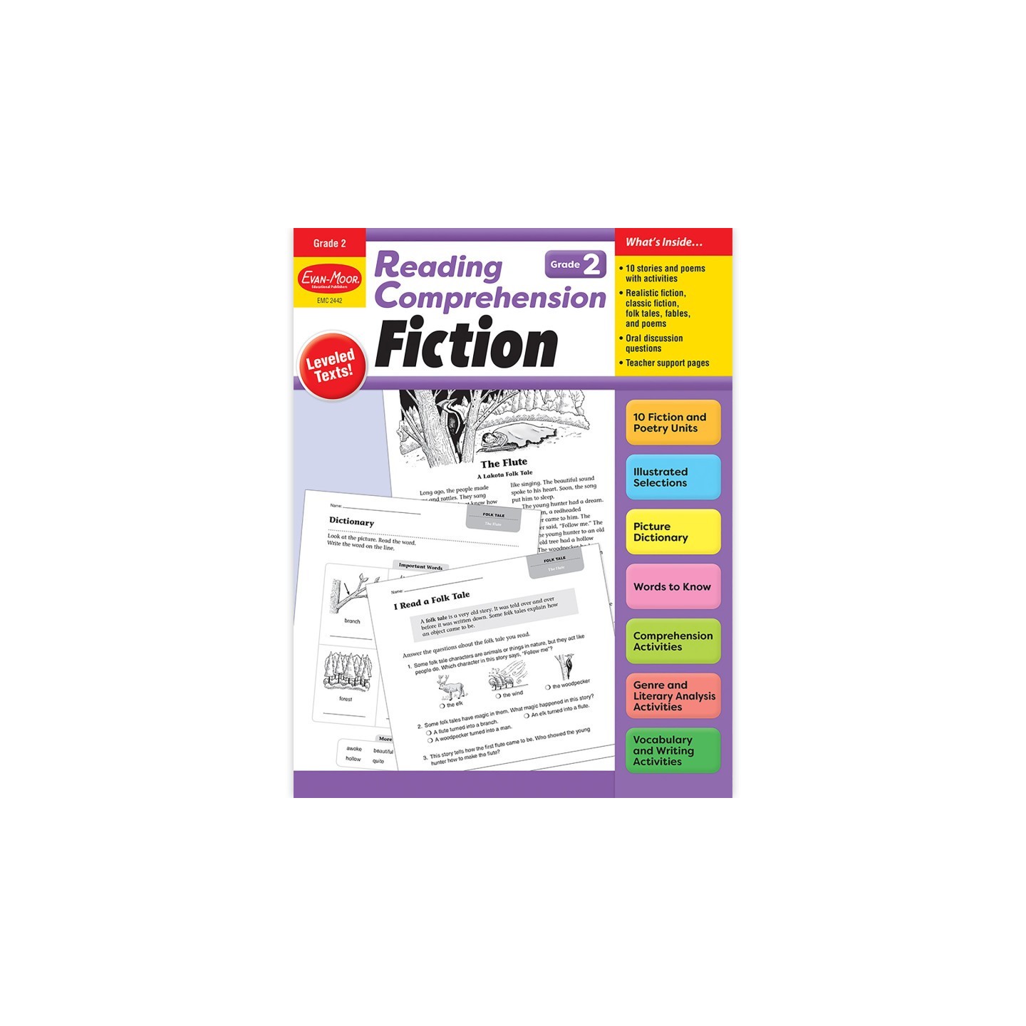 Evan-Moor Educational Publishers Reading Comprehension: Fiction, Grade 2