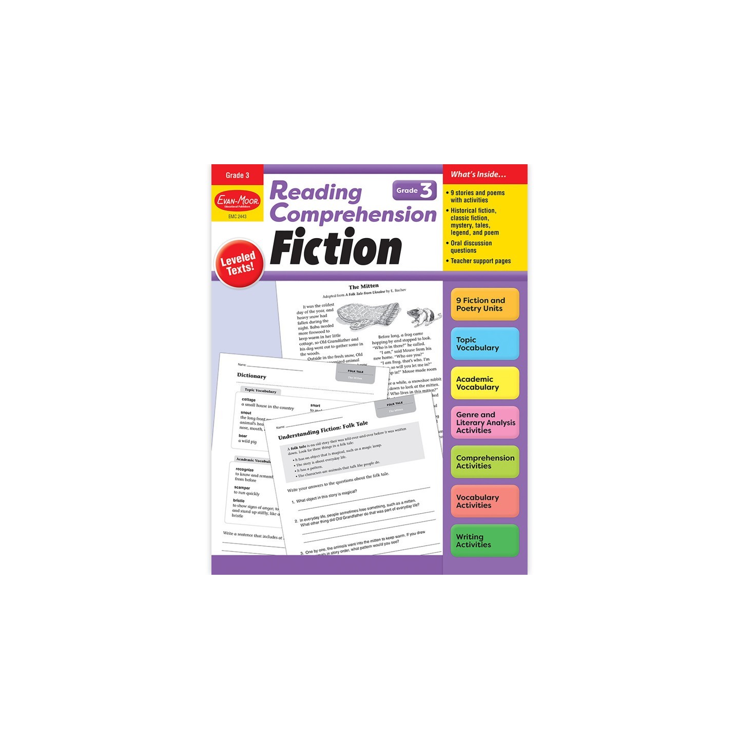 Evan-Moor Educational Publishers Reading Comprehension: Fiction, Grade 3