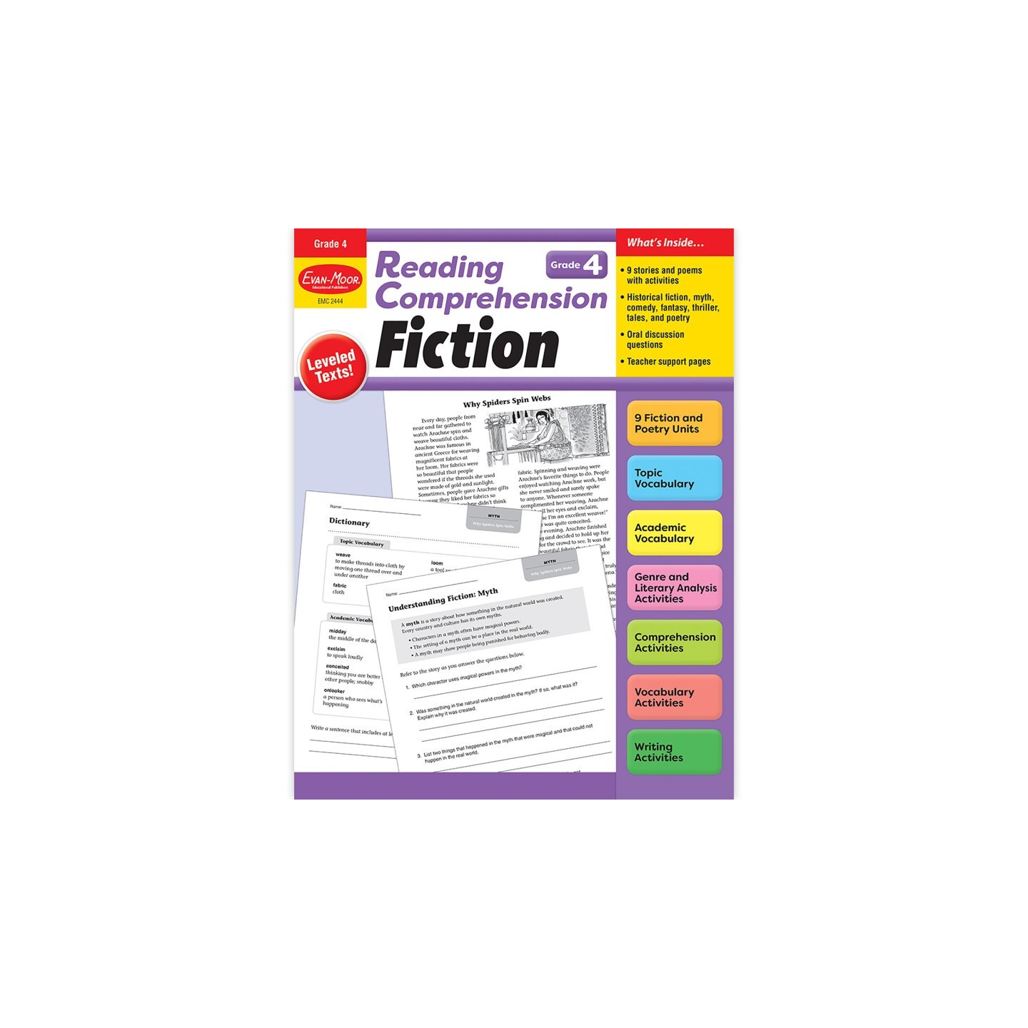 Evan-Moor Educational Publishers Reading Comprehension: Fiction, Grade 4