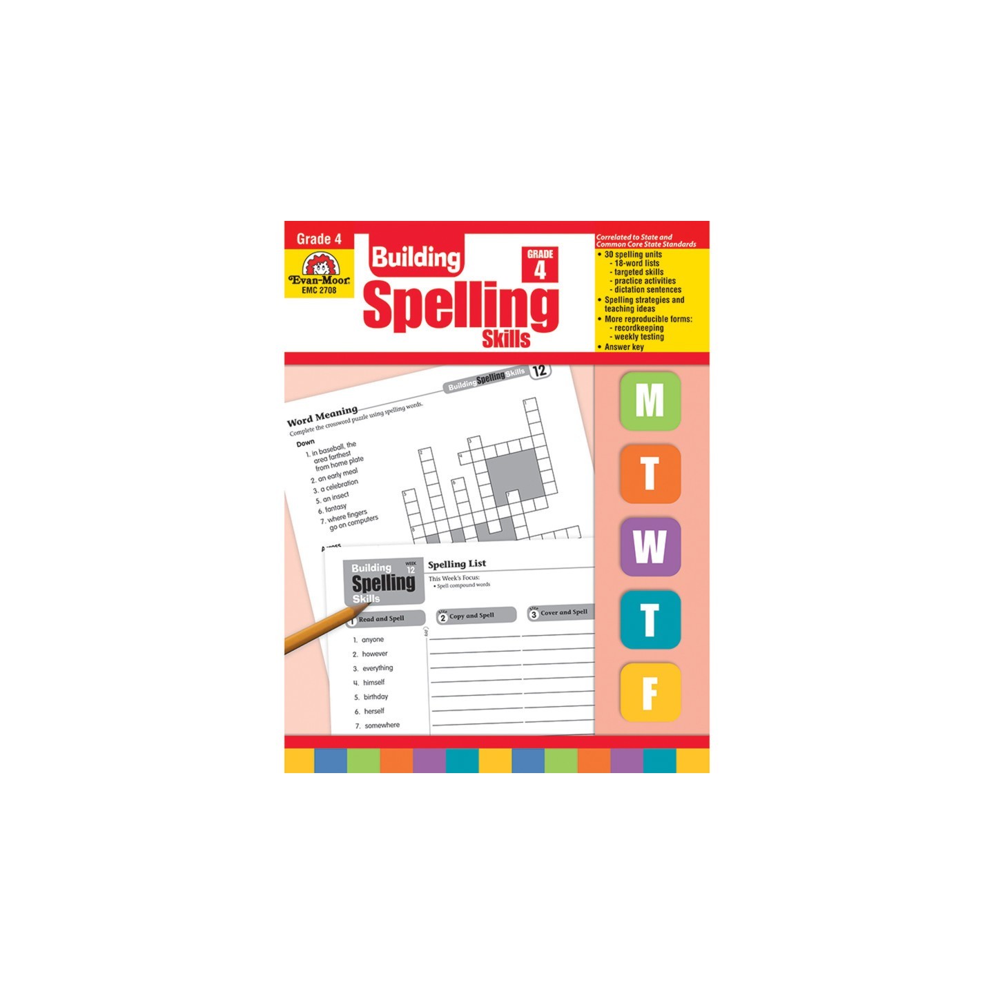 Evan-Moor Educational Publishers Building Spelling Skills, Teacher's Edition, Grade 4