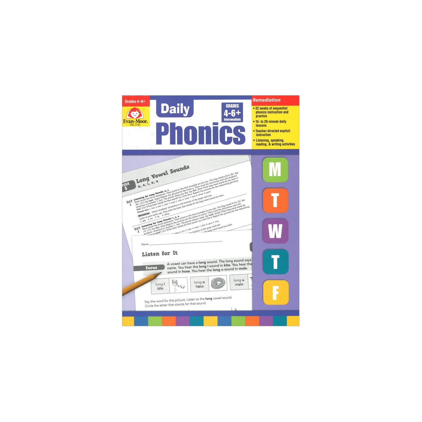 Evan-Moor Educational Publishers Daily Phonics Book, Teacher's Edition, Grade 4-6