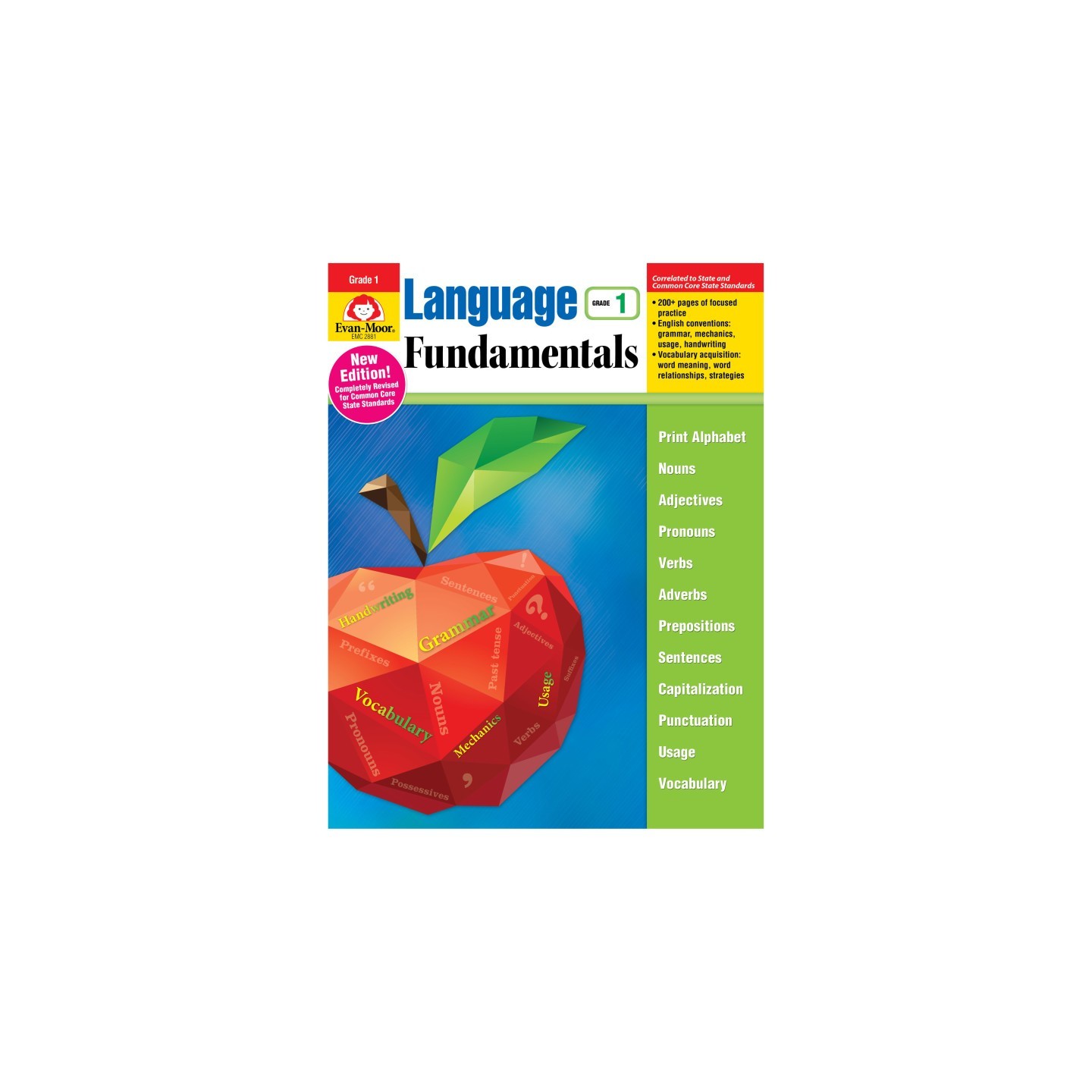 Evan-Moor Educational Publishers Language Fundamentals, Grade 1 - Teacher Reproducibles