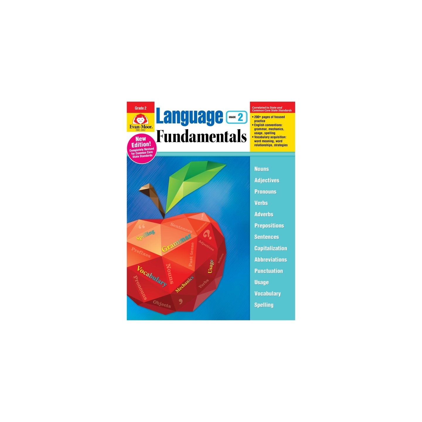 Evan-Moor Educational Publishers Language Fundamentals, Grade 2 - Teacher Reproducibles