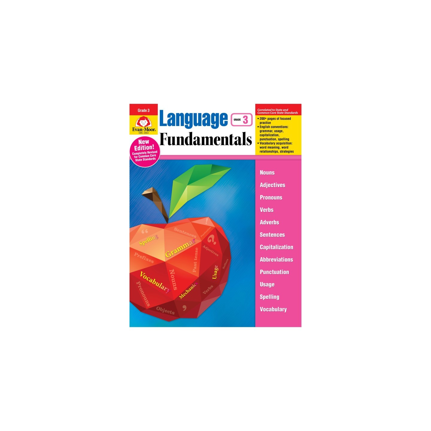 Evan-Moor Educational Publishers Language Fundamentals, Grade 3 - Teacher Reproducibles, Print