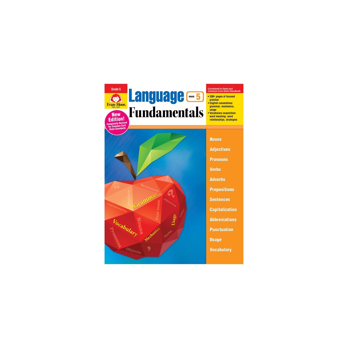 Evan-Moor Educational Publishers Language Fundamentals, Grade 5 - Teacher Reproducibles, Print
