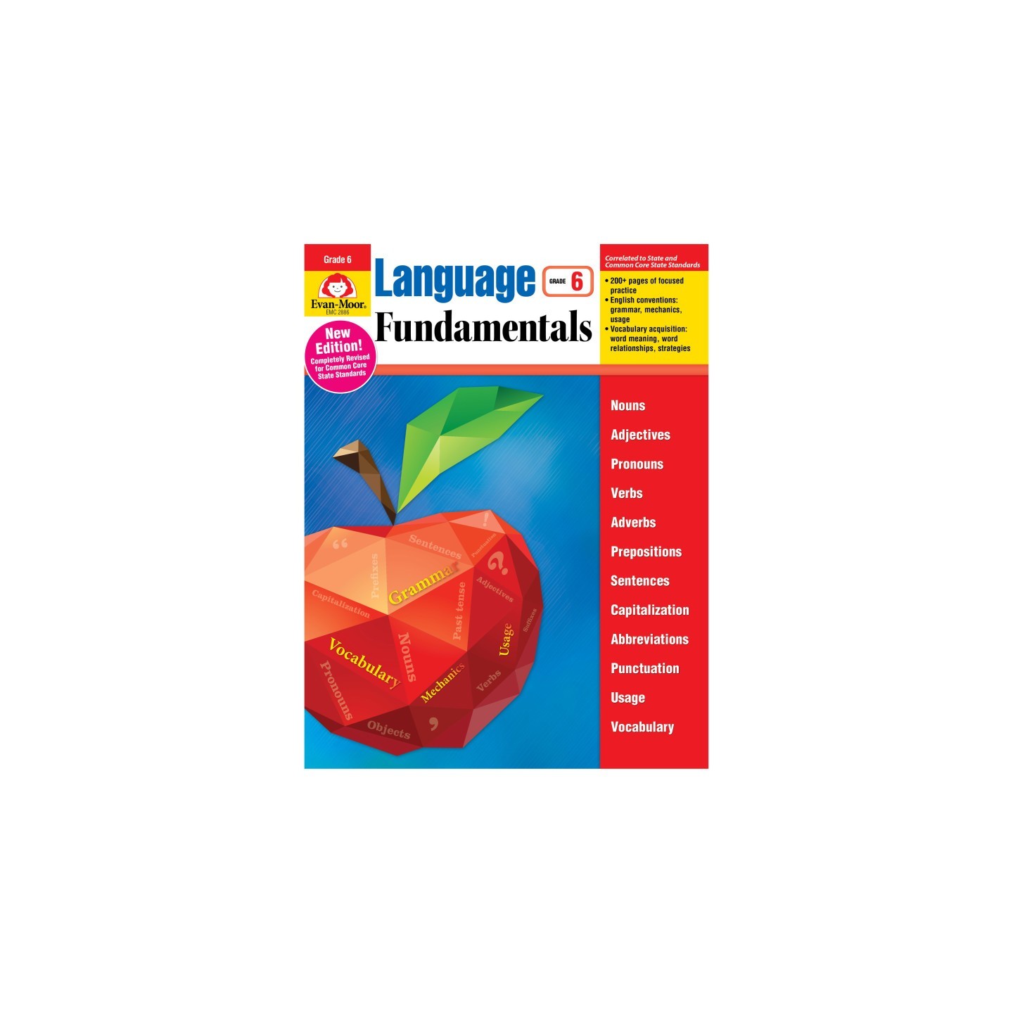 Evan-Moor Educational Publishers Language Fundamentals, Grade 6 - Teacher Reproducibles, Print