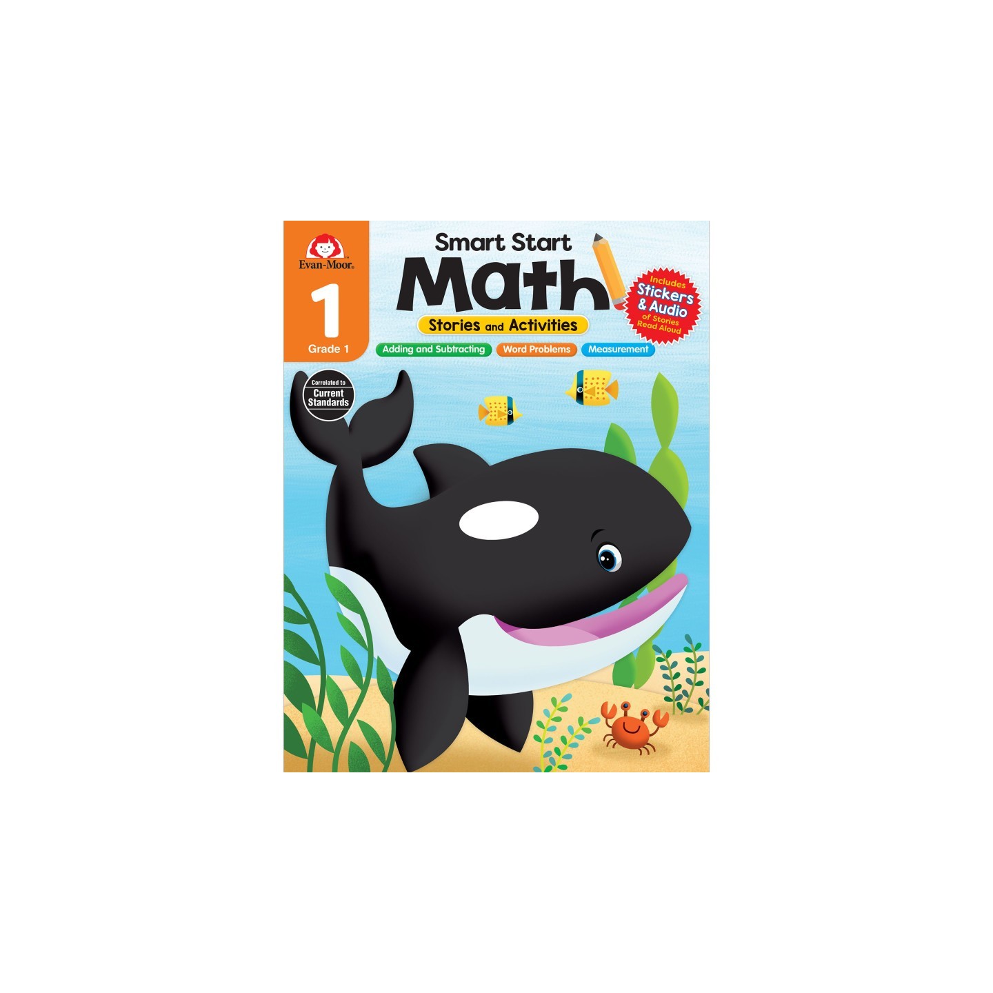 Evan-Moor Educational Publishers Smart Start: Math Stories and Activities, Grade 1