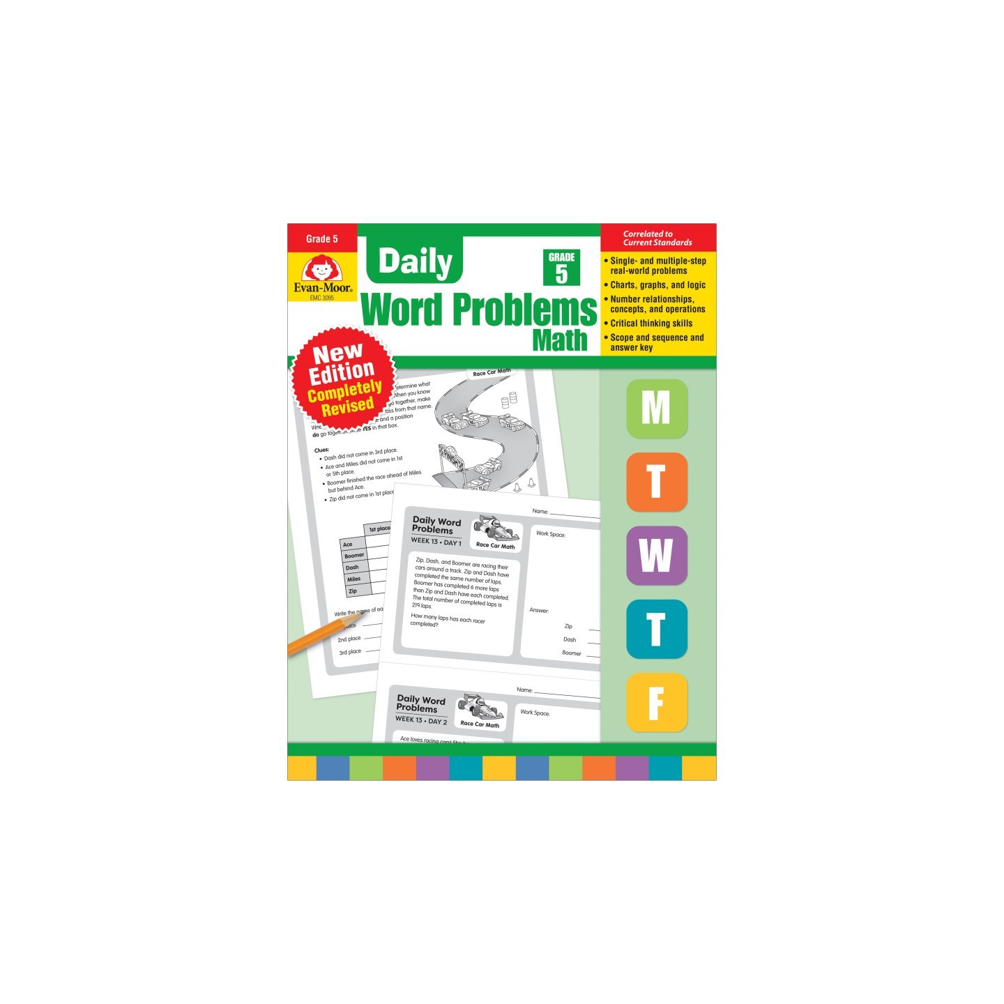 Evan-Moor Educational Publishers Daily Word Problems Math, Grade 5