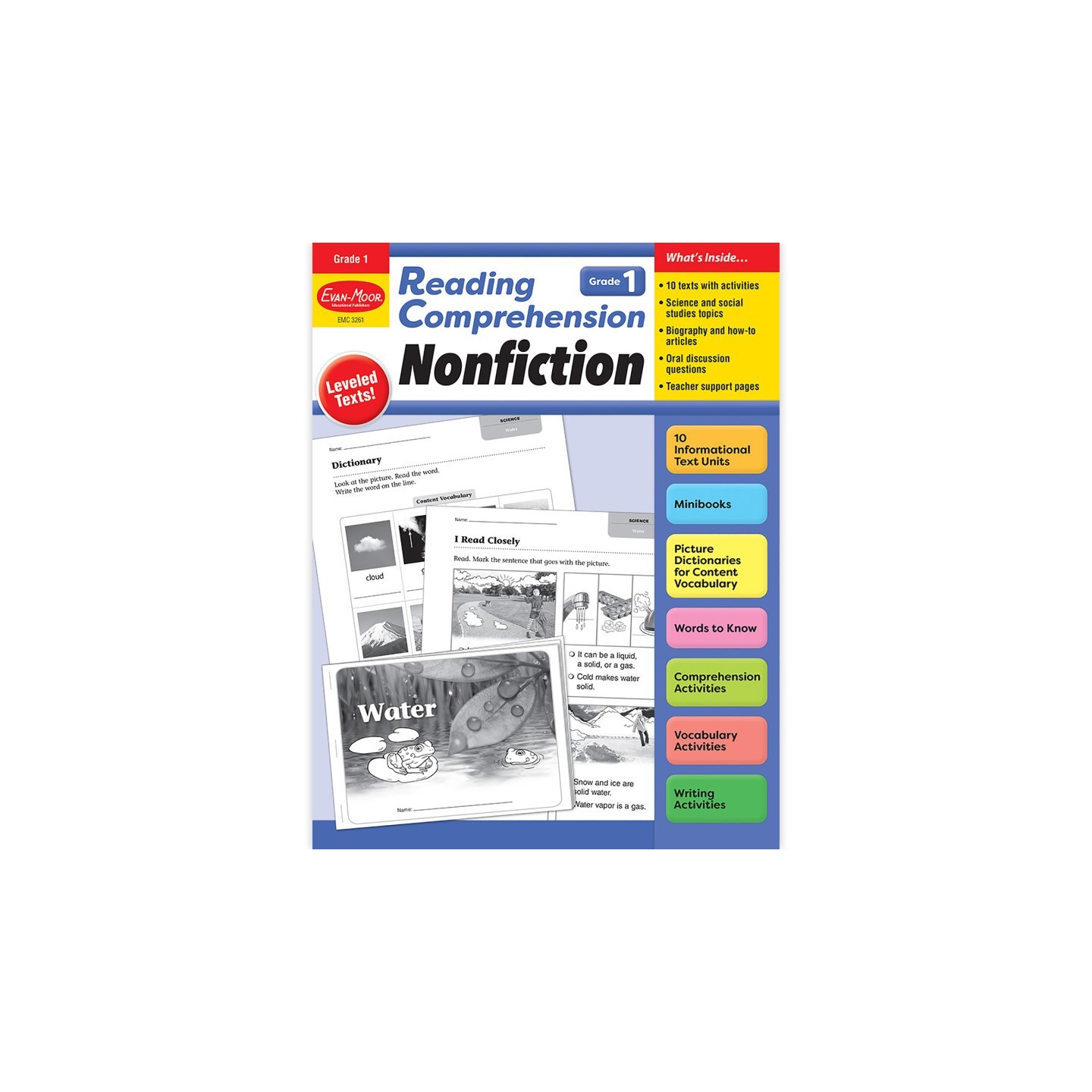 Evan-Moor Educational Publishers Reading Comprehension: Nonfiction, Grade 1