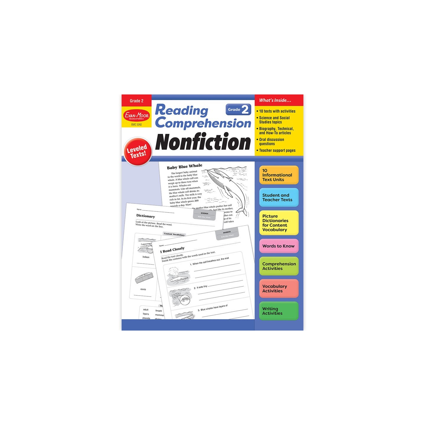 Evan-Moor Educational Publishers Reading Comprehension: Nonfiction, Grade 2