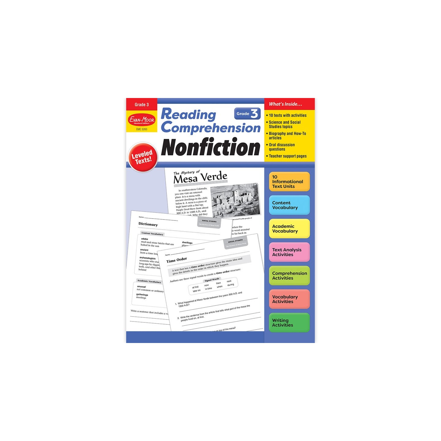 Evan-Moor Educational Publishers Reading Comprehension: Nonfiction, Grade 3
