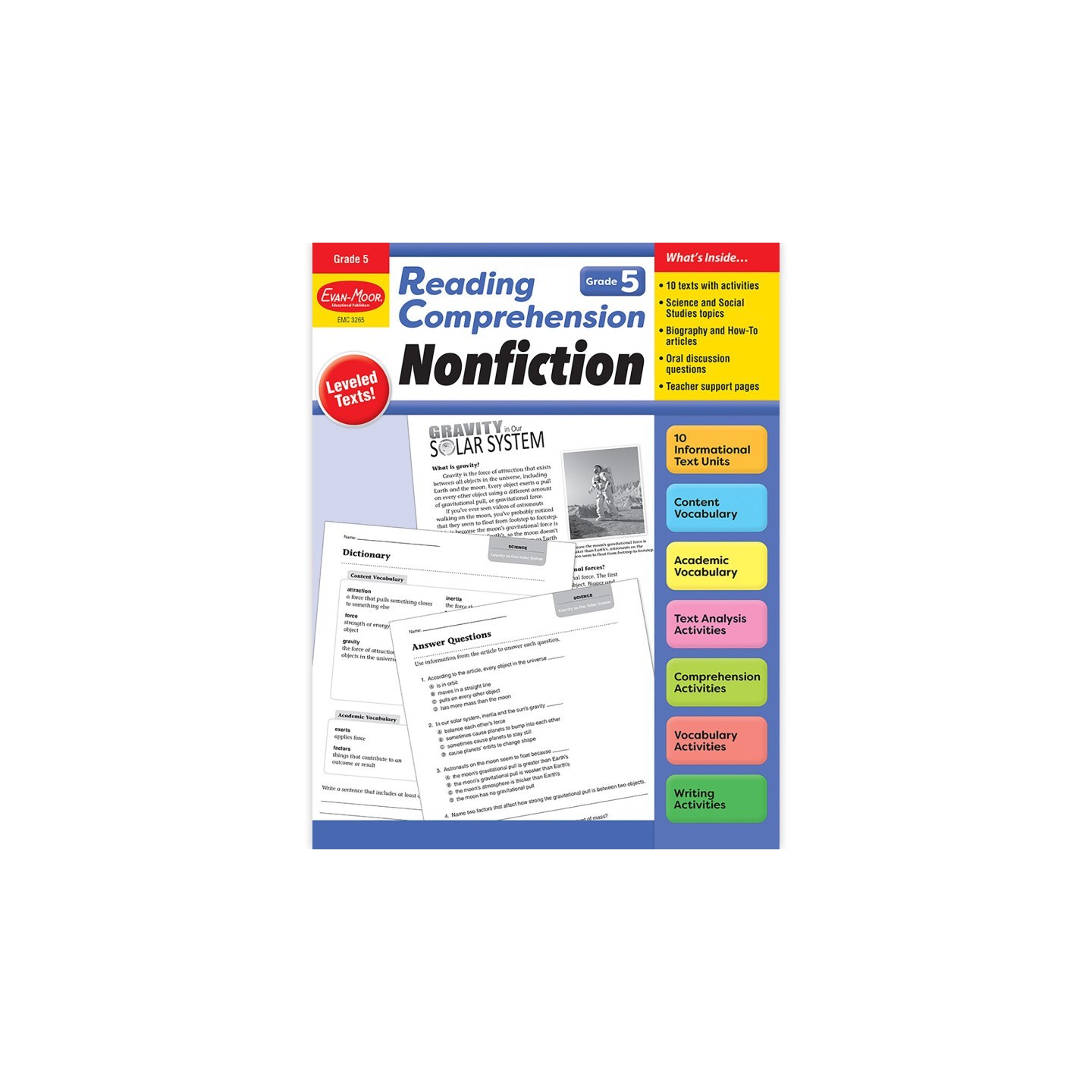 Evan-Moor Educational Publishers Reading Comprehension: Nonfiction, Grade 5