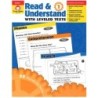 Evan-Moor Educational Publishers Read & Understand with Leveled Texts Book, Grade 1