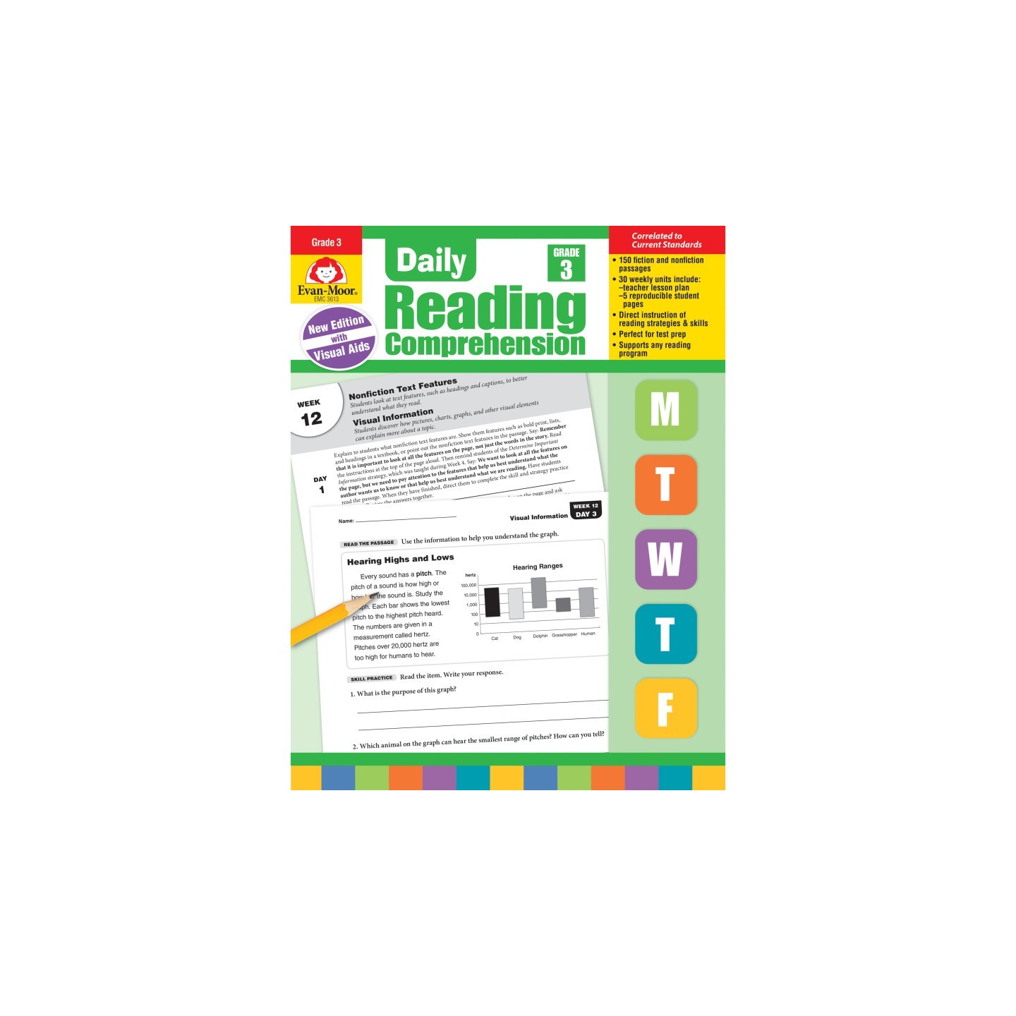 Evan-Moor Educational Publishers Daily Reading Comprehension, Grade 3