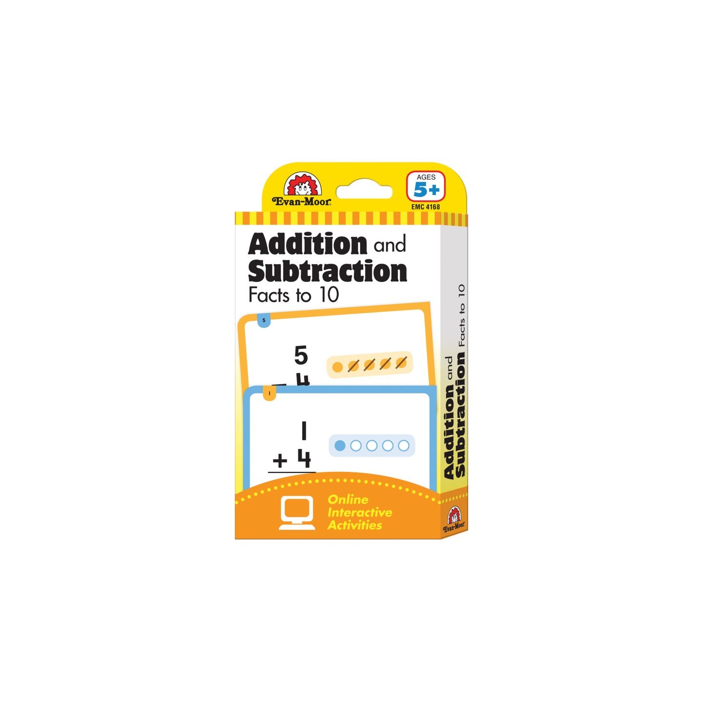 Evan-Moor Educational Publishers Learning Line: Addition and Subtraction Facts to 10, Grade 1+ (Age 5+) - Flashcards