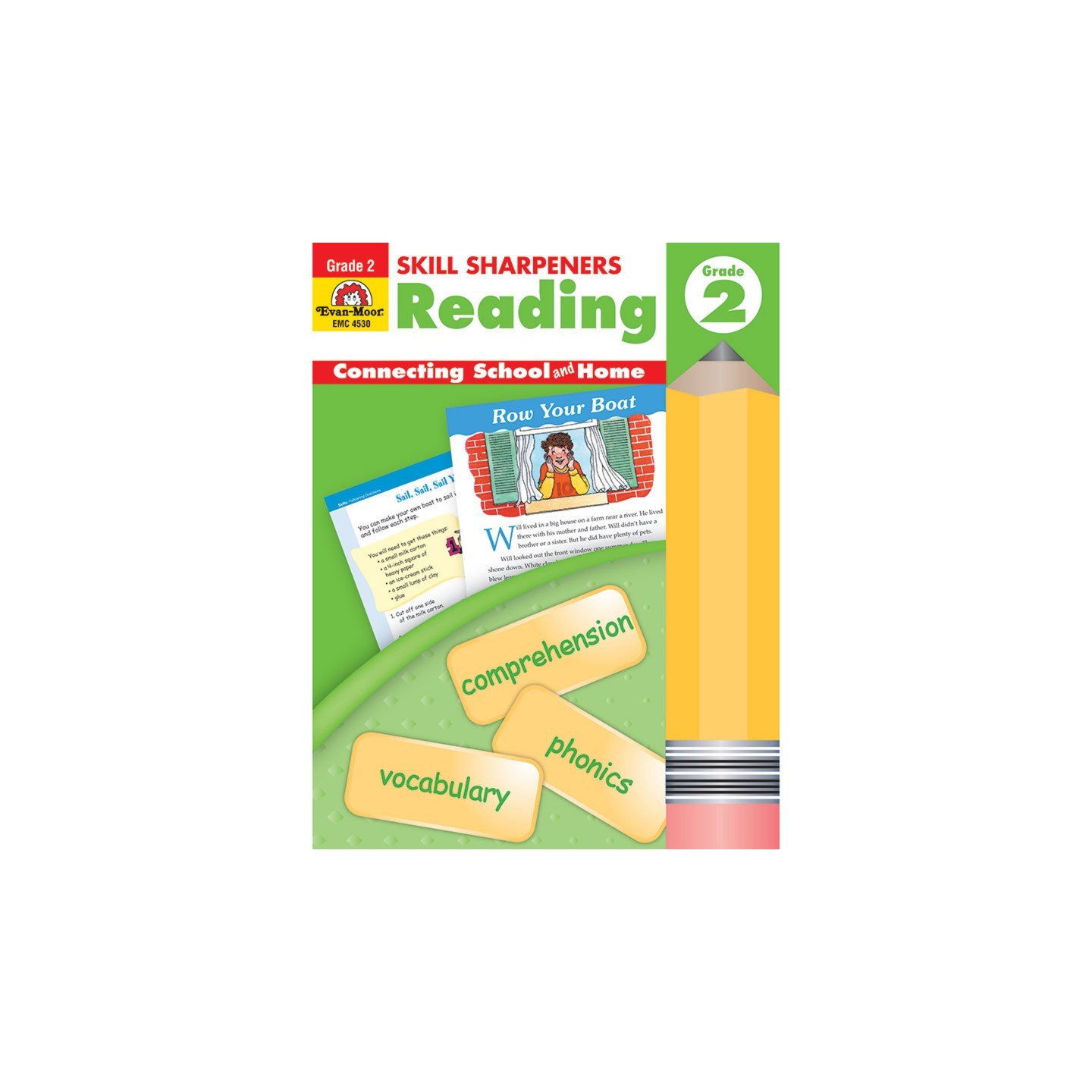 Evan-Moor Educational Publishers Skill Sharpeners Reading Book, Grade 2