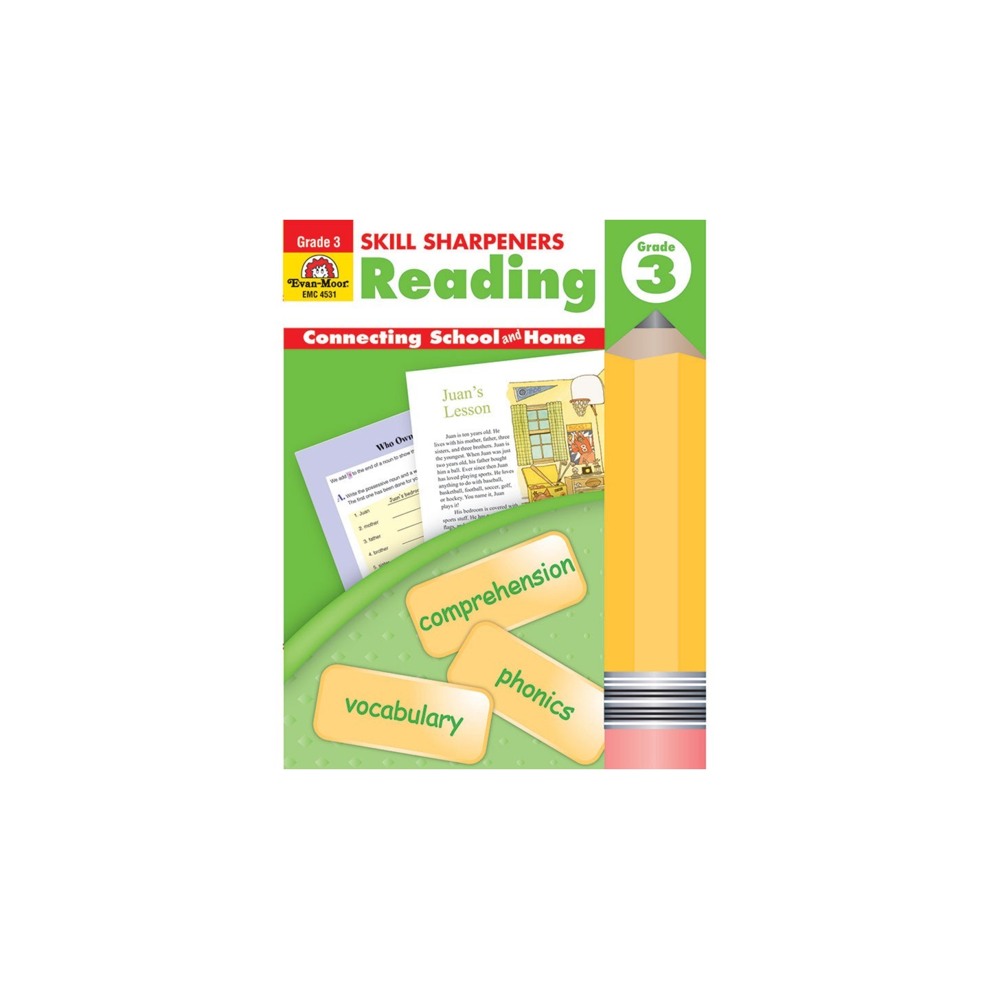 Evan-Moor Educational Publishers Skill Sharpeners Reading Book, Grade 3