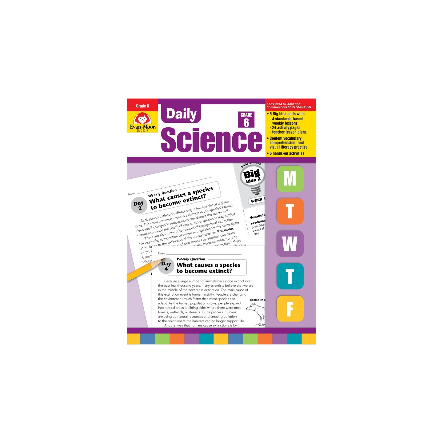 Evan-Moor Educational Publishers Daily Science Book, Grade 6+