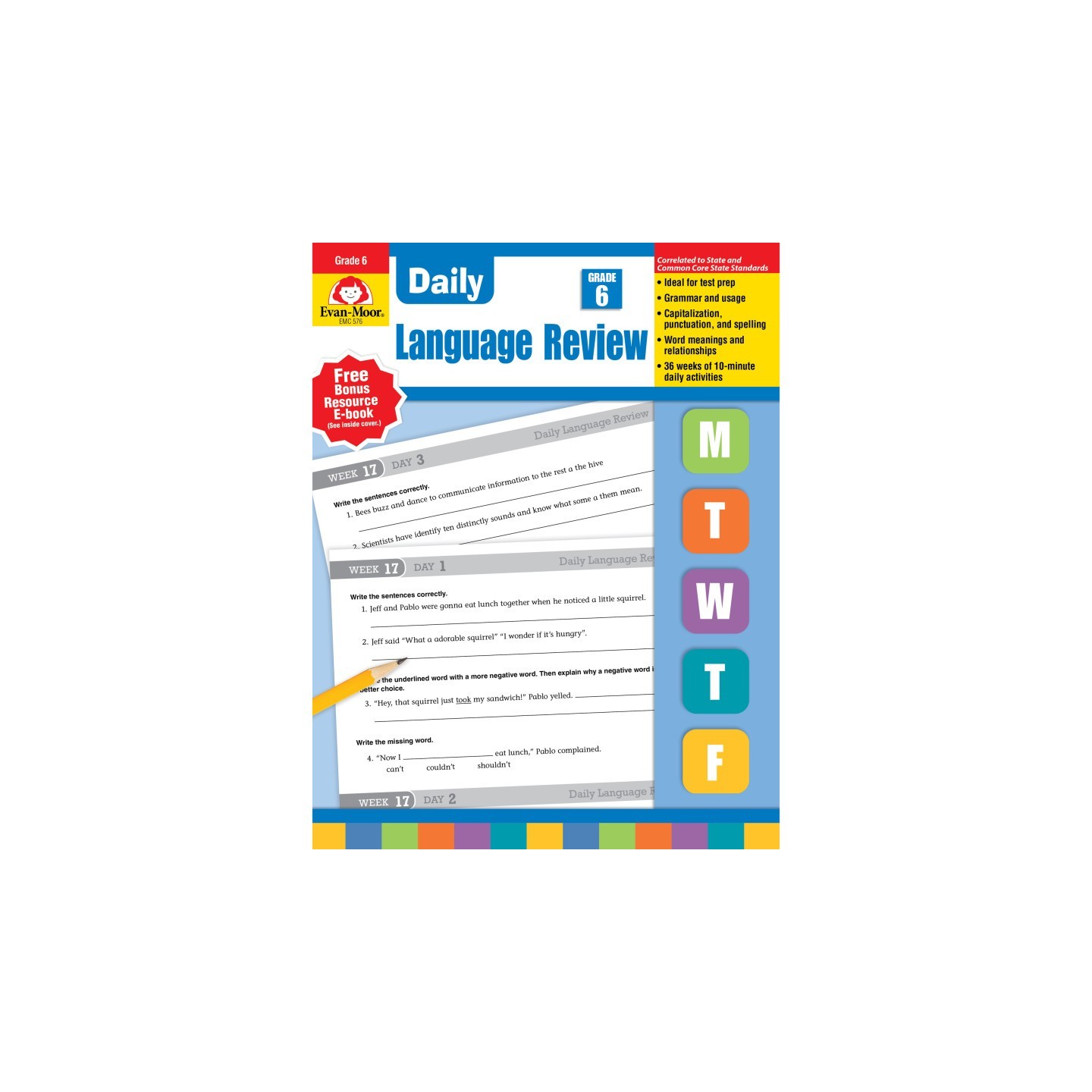 Evan-Moor Educational Publishers Daily Language Review Teacher's Edition, Grade 6