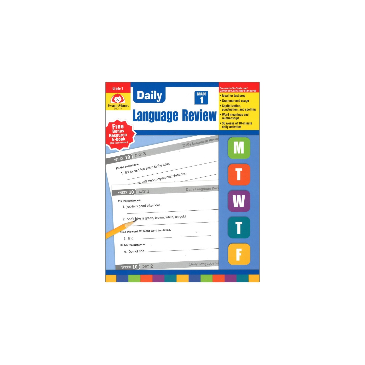 Evan-Moor Educational Publishers Daily Language Review Teacher's Edition, Grade 1