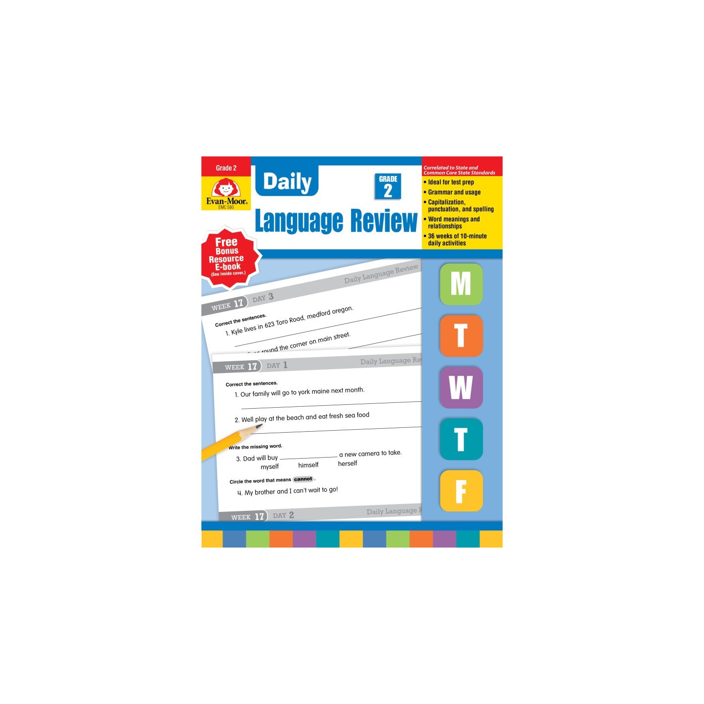 Evan-Moor Educational Publishers Daily Language Review Teacher's Edition, Grade 2