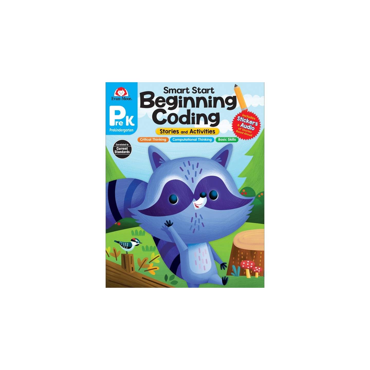 Evan-Moor Educational Publishers Smart Start: Beginning Coding Stories and Activities, Grade PreK