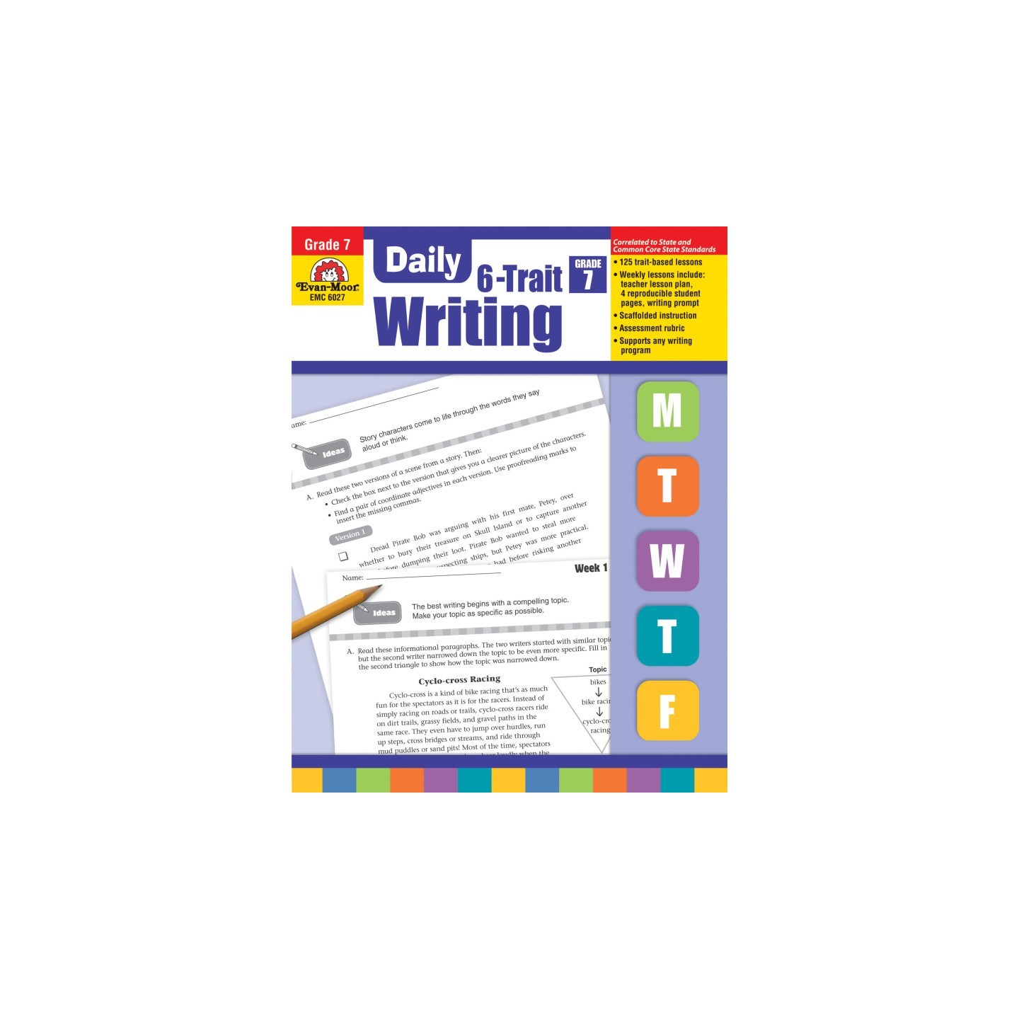 Evan-Moor Educational Publishers Daily 6-Trait Writing, Teacher's Edition, Grade 7