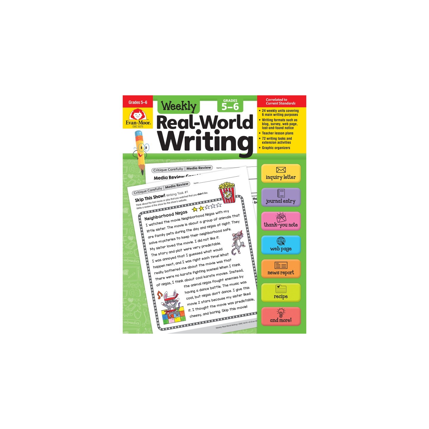 Evan-Moor Educational Publishers Real World Writing Grades 5-6